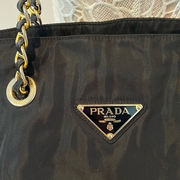 Vintage Prada Chain Shoulder Bag - Picture 6 of 14